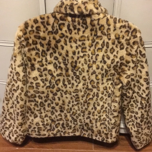 Leopard print faux fur jacket - Picture 2 of 2